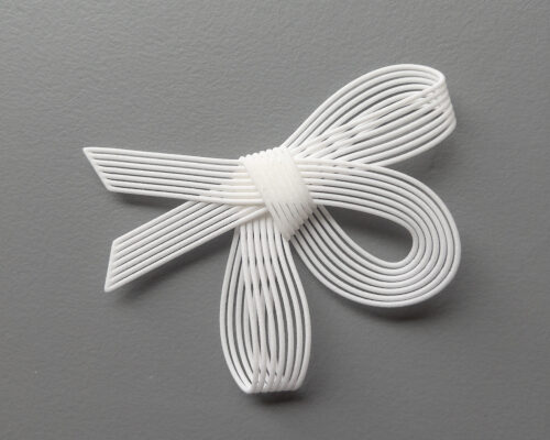 Rene, elegant 3D printed brooch for any occasion